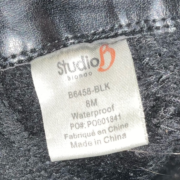 Blondo WATERPROOF Ankle Boot | Black | Size 8 - Picture 6 of 8